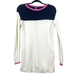 Talbots Color Block Waffle Knit Sweater Small